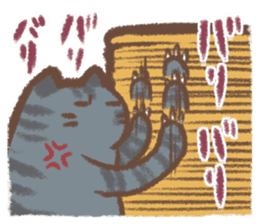 Cat weather sticker #1188179