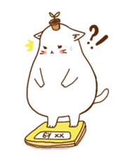snow cat sticker #1188186