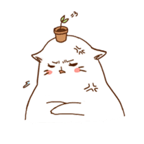 snow cat sticker #1188191
