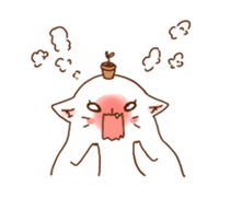 snow cat sticker #1188197