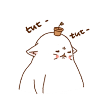 snow cat sticker #1188224