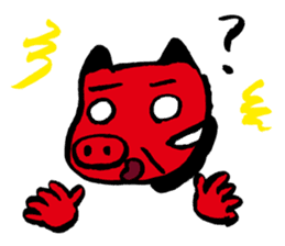 aka.beco-chan & friends of Fukushima sticker #1188347