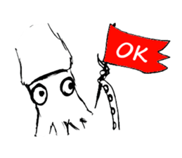 Giant squid\ sticker #1188470