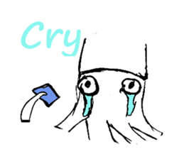 Giant squid\ sticker #1188481