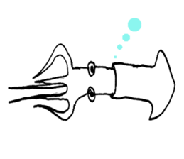 Giant squid\ sticker #1188482