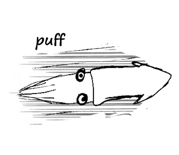 Giant squid\ sticker #1188483