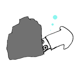 Giant squid\ sticker #1188486