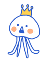 King of the jellyfish sticker #1188666
