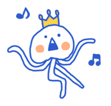 King of the jellyfish sticker #1188690