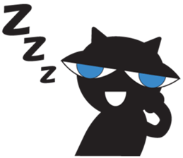 GIGI of blackcat of large eyes sticker #1189210