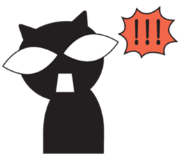 GIGI of blackcat of large eyes sticker #1189211