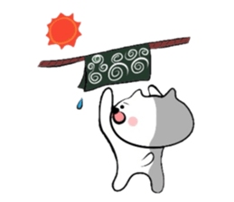 Furoshiki nyanko Matsukichi sticker #1189590