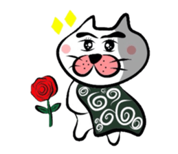 Furoshiki nyanko Matsukichi sticker #1189593
