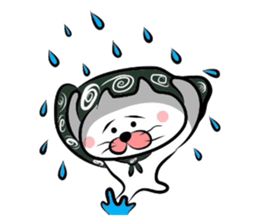 Furoshiki nyanko Matsukichi sticker #1189599