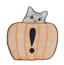 Halloween cat Sticker sticker #1189637