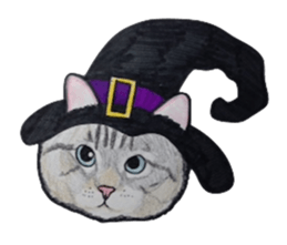 Halloween cat Sticker sticker #1189644