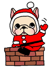 French Bulldog sticker for winter use sticker #1189789