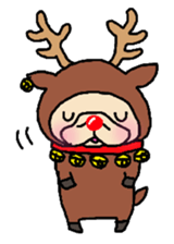 French Bulldog sticker for winter use sticker #1189790