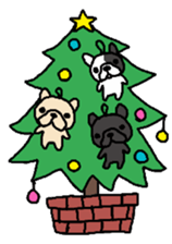 French Bulldog sticker for winter use sticker #1189791