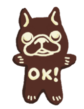 French Bulldog sticker for winter use sticker #1189793