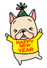 French Bulldog sticker for winter use sticker #1189798