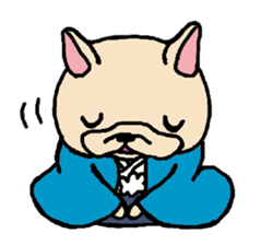 French Bulldog sticker for winter use sticker #1189799