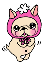 French Bulldog sticker for winter use sticker #1189807