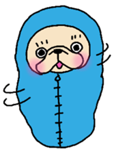 French Bulldog sticker for winter use sticker #1189809