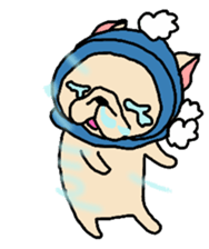 French Bulldog sticker for winter use sticker #1189813