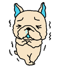 French Bulldog sticker for winter use sticker #1189816