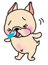 French Bulldog sticker for winter use sticker #1189817