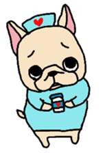 French Bulldog sticker for winter use sticker #1189818