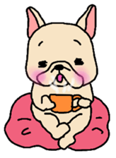 French Bulldog sticker for winter use sticker #1189822