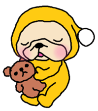 French Bulldog sticker for winter use sticker #1189825