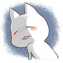 Japanese North Kanto dialect, pretty cat sticker #1189880