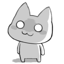 Japanese North Kanto dialect, pretty cat sticker #1189900