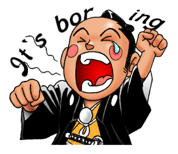 Police officer of the Edo era sticker #1189950