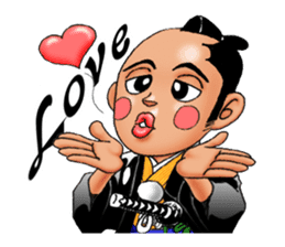 Police officer of the Edo era sticker #1189952