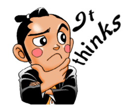 Police officer of the Edo era sticker #1189955