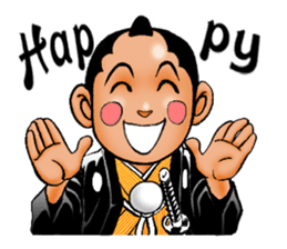 Police officer of the Edo era sticker #1189956