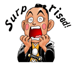 Police officer of the Edo era sticker #1189961