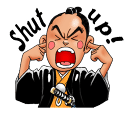 Police officer of the Edo era sticker #1189962