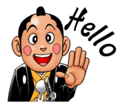 Police officer of the Edo era sticker #1189984