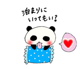Tongue panda of love dependent. sticker #1189994