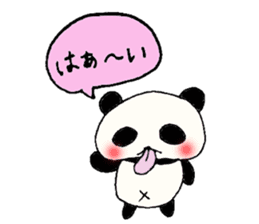 Tongue panda of love dependent. sticker #1189998
