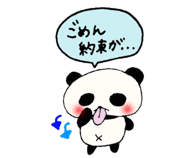 Tongue panda of love dependent. sticker #1189999