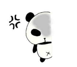 Tongue panda of love dependent. sticker #1190005