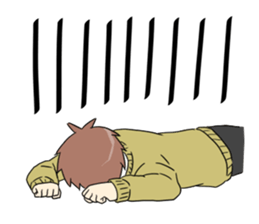 Faintness style boys . sticker #1190291