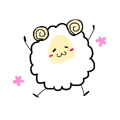 Cute Sheep Sticker