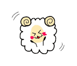 Cute Sheep Sticker sticker #1190389